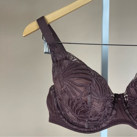 Paramour by Felina 38D Tempting Plush Contoured Bra Color Cocoa - Picture 11 of 11